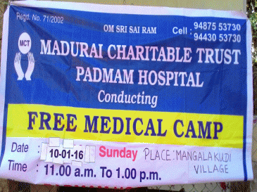 Free Medical Camp Banner